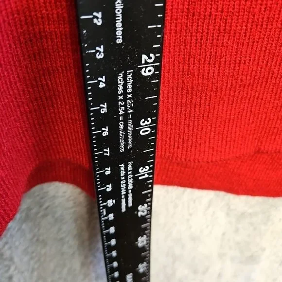 Lucia Women's Sz Med Red White Tunic Sweater Nautical embroidery embellished - Picture 6 of 12